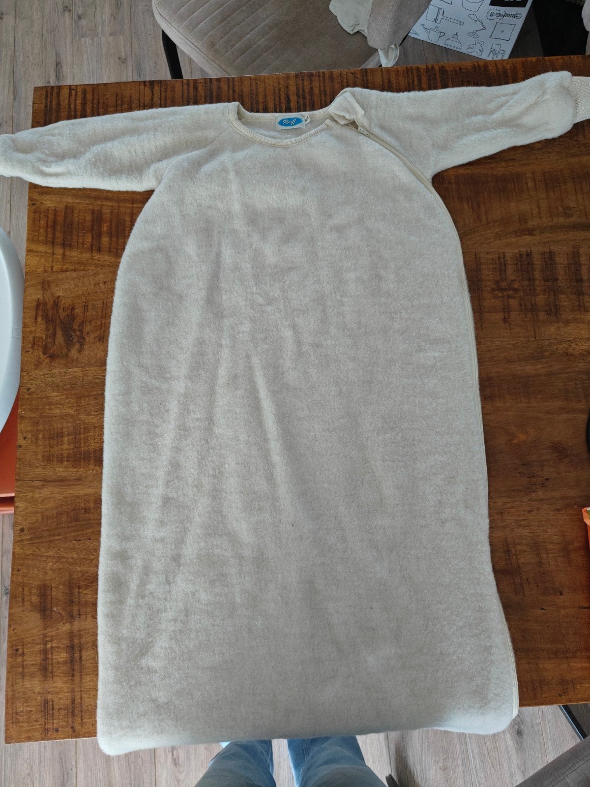wollen slaapzak Reiff, naturel, maat 98/104, Kinderen en Baby's, Dekens, Slaapzakjes en Inbakerproducten, Ophalen of Verzenden