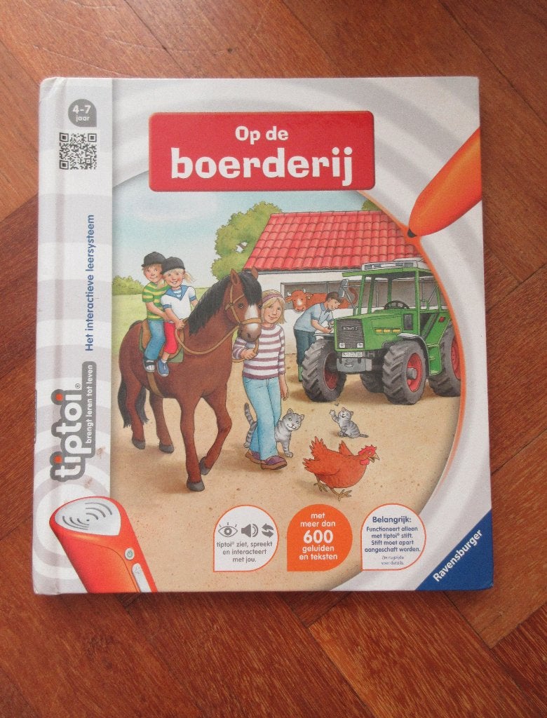 Tiptoi boek : Op de boerderij, Ophalen of Verzenden, Gebruikt, Puzzelen