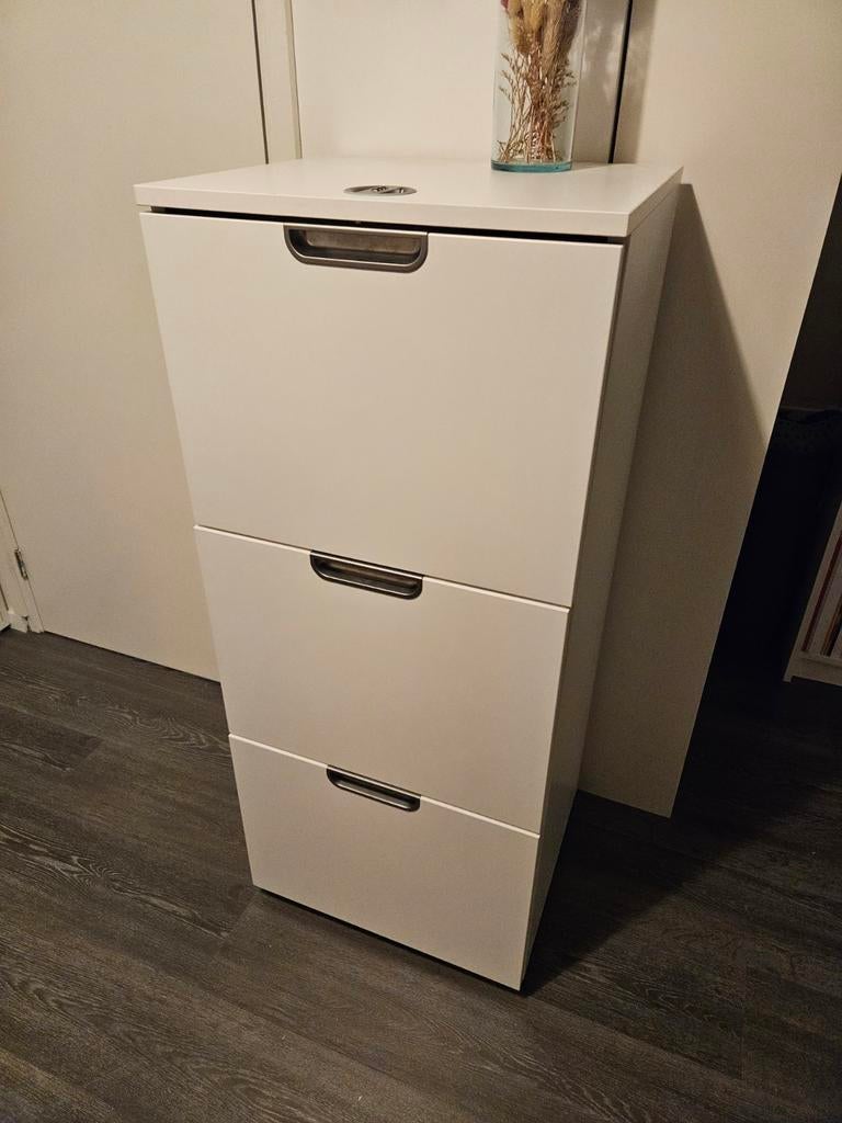 Dossierkast / archiefkast Galant Ikea wit, Ophalen, Gebruikt