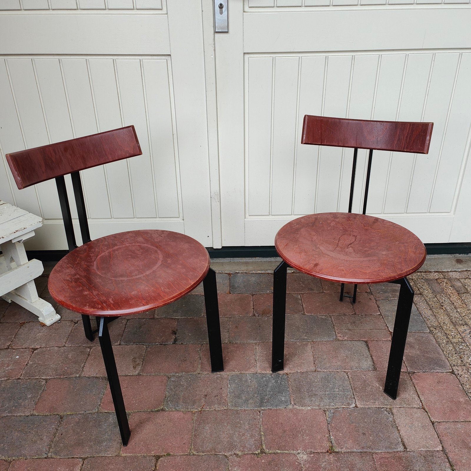 Postmoderne 'Zeta' eetkamerstoelen van Martin Haksteen, Ophalen