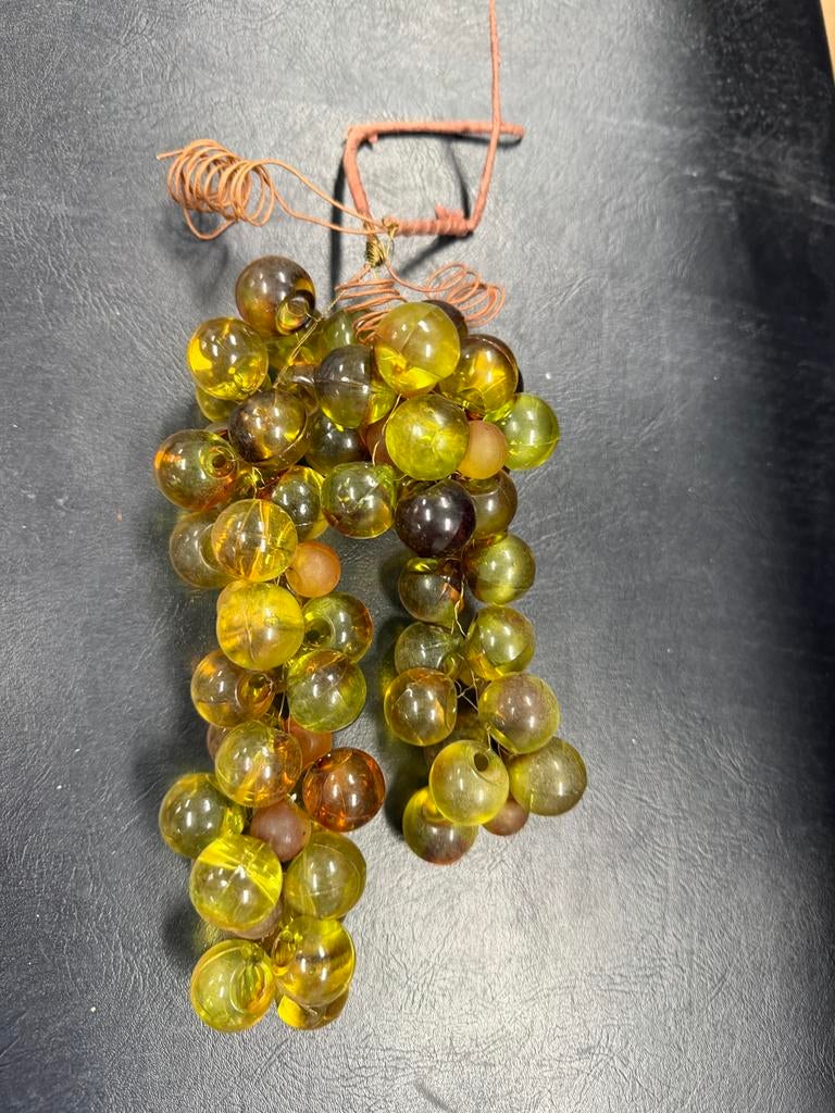 Vintage druiventros decoratie, Antiek en Kunst, Antiek | Glas en Kristal, Ophalen of Verzenden