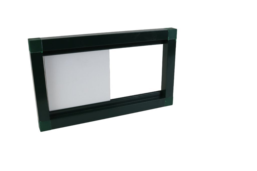 Volière Schuif/nachthok afsluiting | nachthok schuif groen, Ophalen of Verzenden, Nieuw, Aluminium, Volière