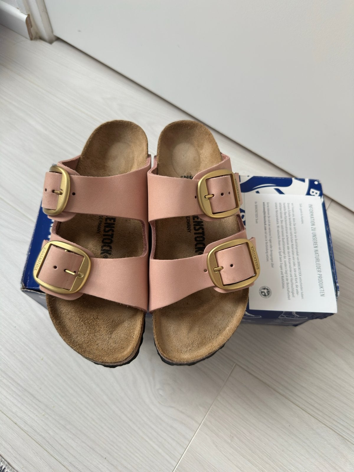 Nieuwe Birkenstock Arizona Big Buckle sandalen - Maat 37, Ophalen of Verzenden, Nieuw, Roze, Sandalen of Muiltjes