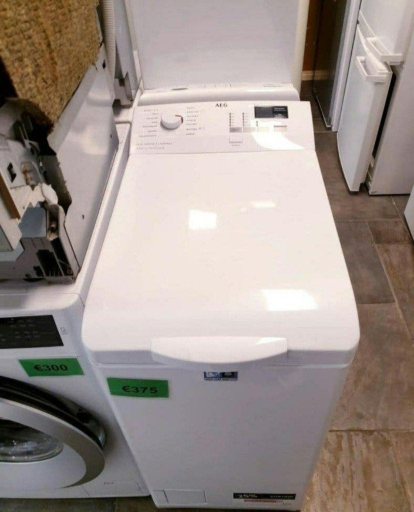 wasmachine bovenlader AEG 6KG 6000Series INC GARANTIE, Witgoed en Apparatuur, Ophalen, 1200 tot 1600 toeren, 4 tot 6 kg, Bovenlader