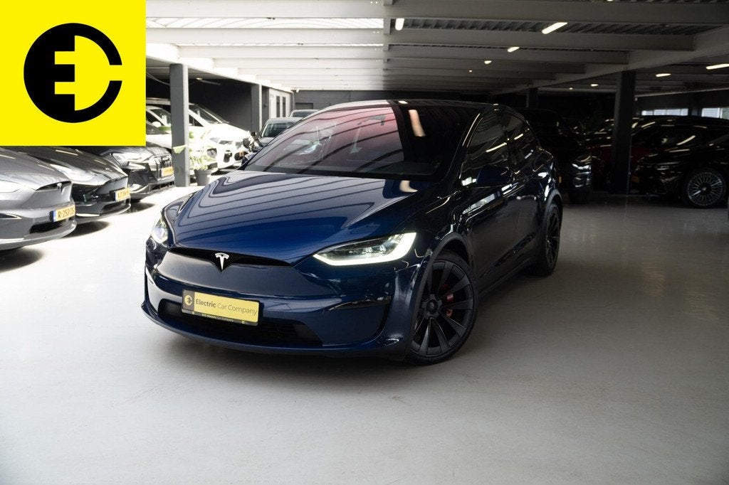 Tesla Model X Plaid AWD 6p. 100kWh | HW4 | FSD T.W.V. €750, Auto's, Tesla, Bedrijf, Te koop, Model X, 4x4, ABS, Achteruitrijcamera