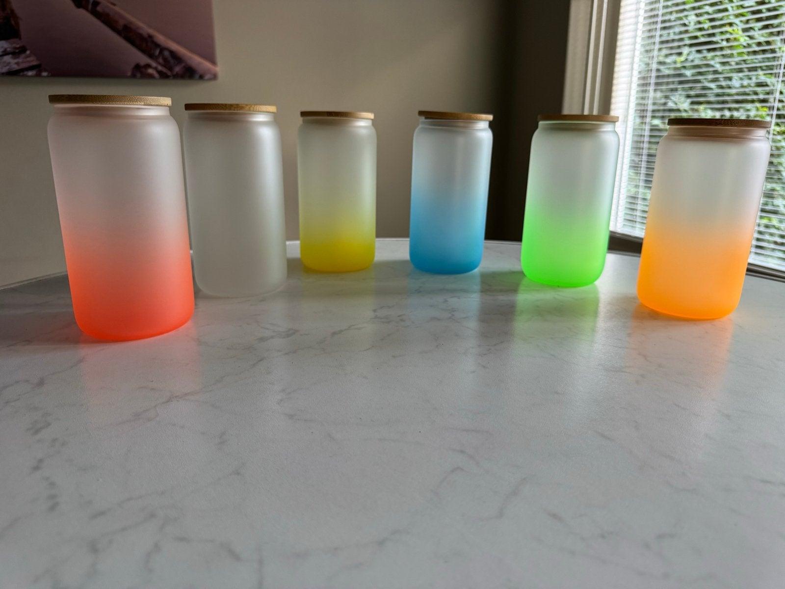 Partij Libbey Glazen 16oz voor  sublimatie met rietjes, Hobby en Vrije tijd, Overige Hobby en Vrije tijd, Ophalen of Verzenden