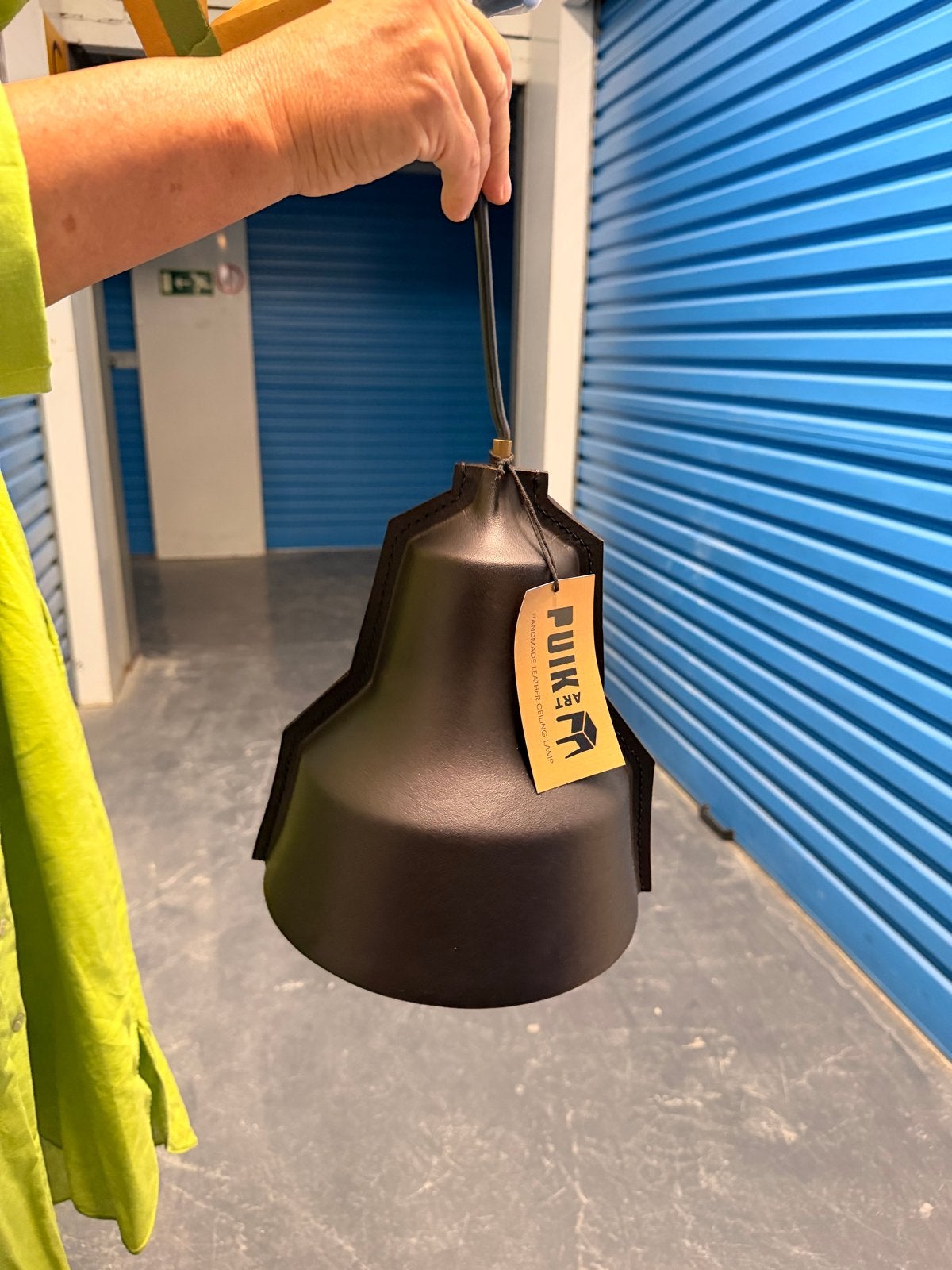 Puik Art Lloyd Hanglamp - Handgemaakt Leer - Nieuw, Ophalen, Nieuw, Overige materialen, Overige fittingen
