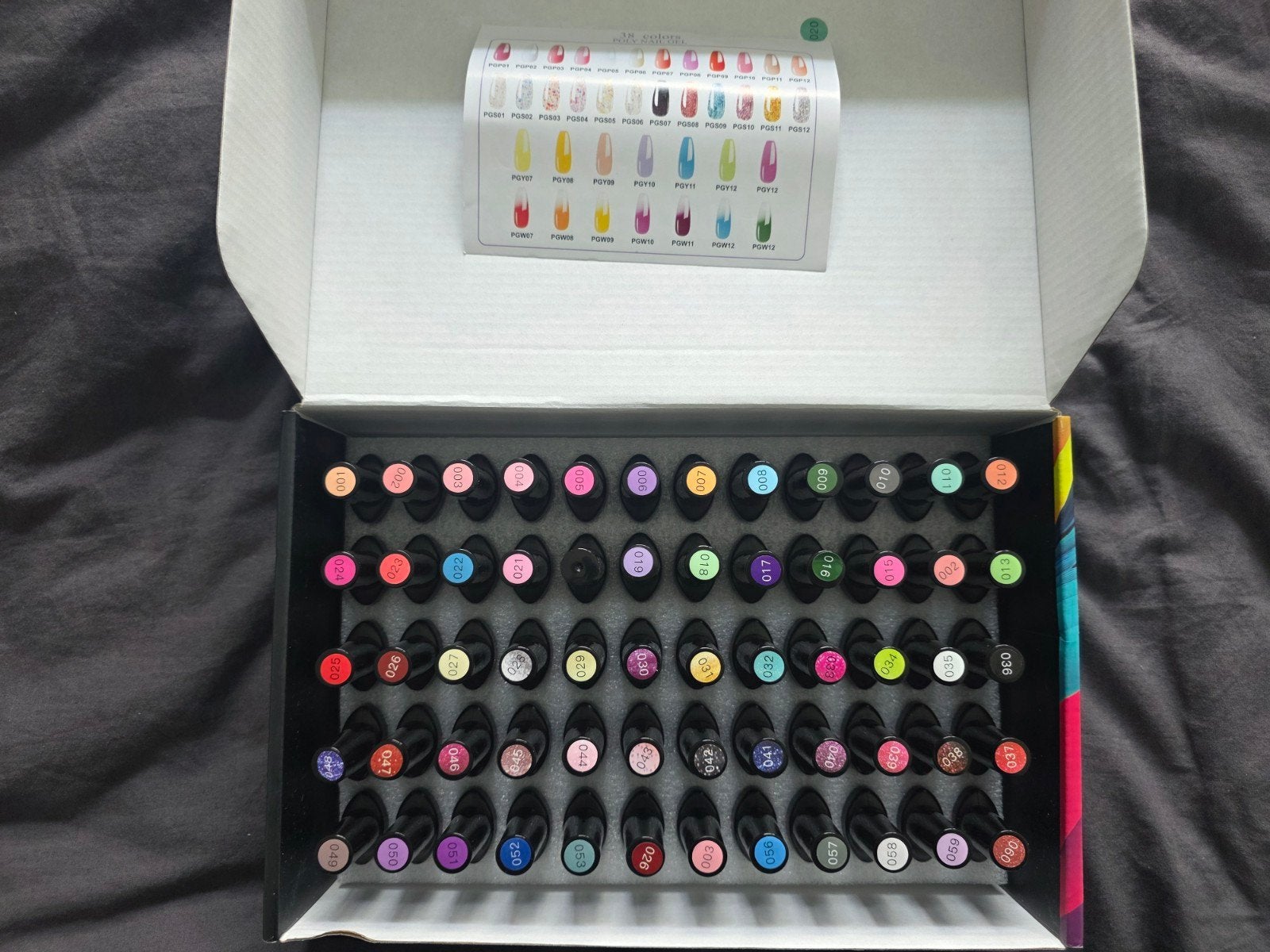 Grote set gellak nagellak, 60 kleuren, Ophalen, Overige kleuren, Nieuw, Handen en Nagels