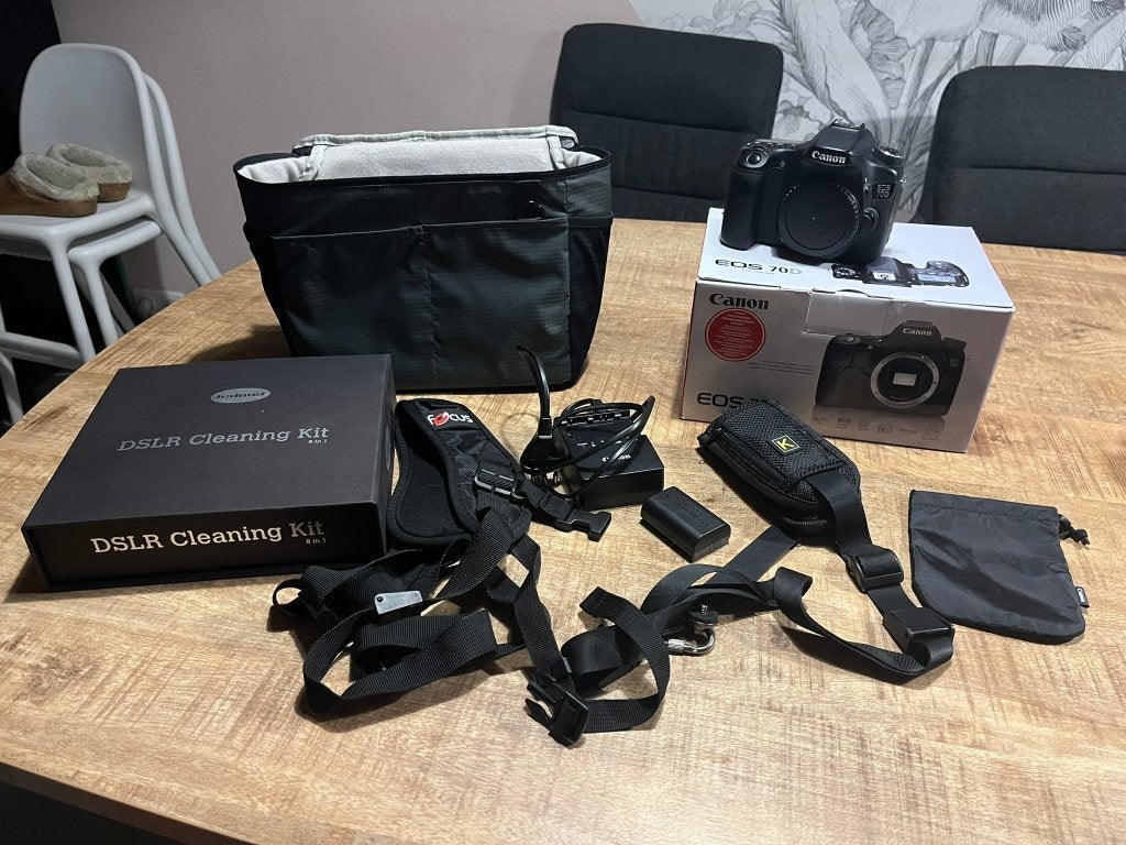 Canon EOS 70D body + accessoires - complete set, Audio, Tv en Foto, Gebruikt, Spiegelreflex, Canon, Ophalen of Verzenden