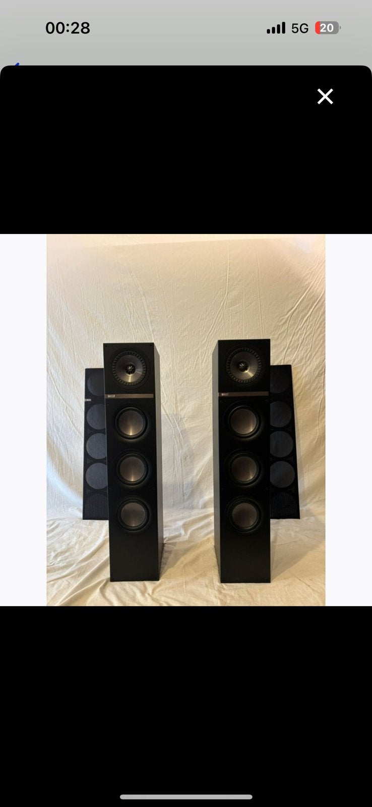 Kef q500, Audio, Tv en Foto, Ophalen, Zo goed als nieuw, Overige merken