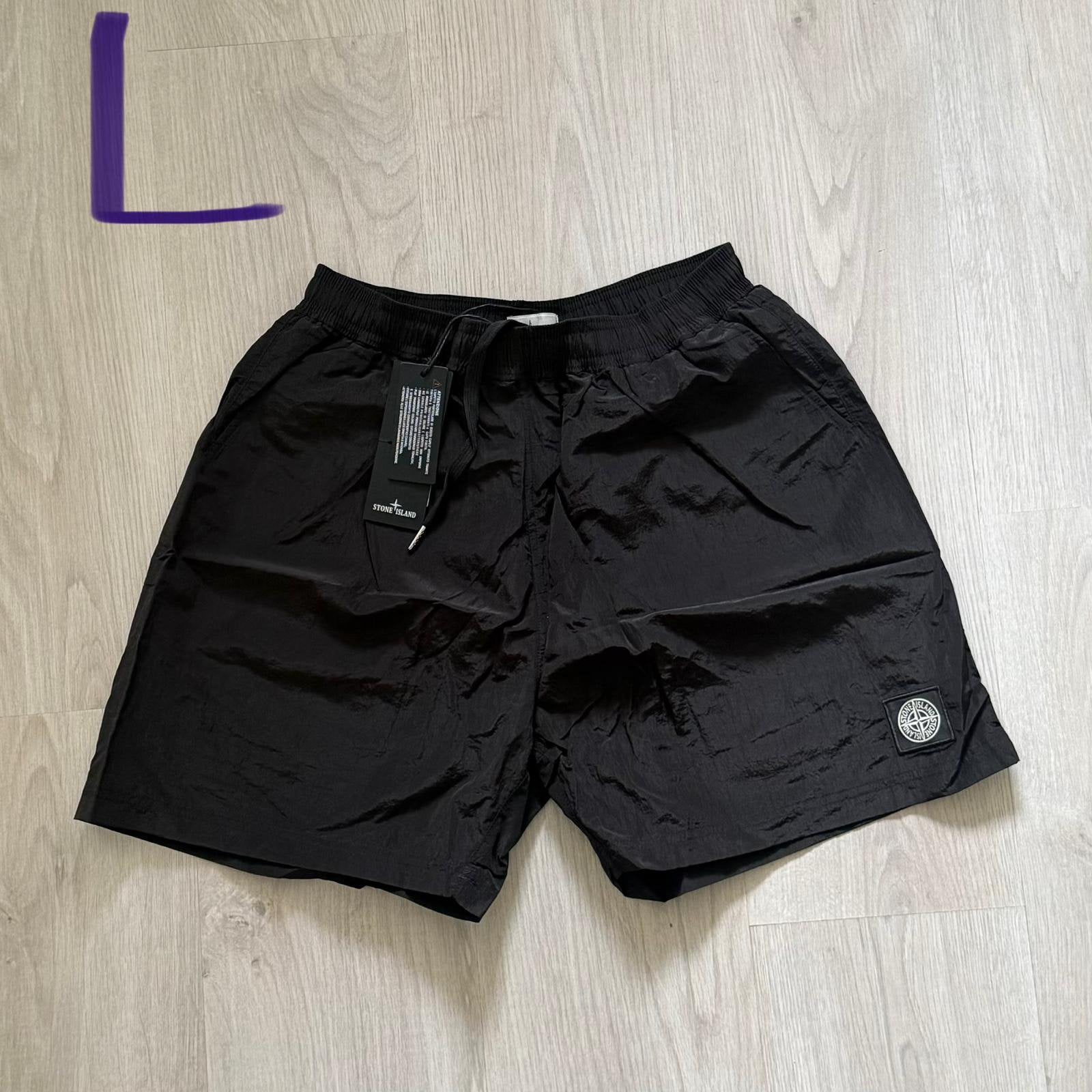Stone Island - Zwembroek - Zwart - L, Ophalen of Verzenden, Maat 52/54 (L), Zwart, Zwemshort