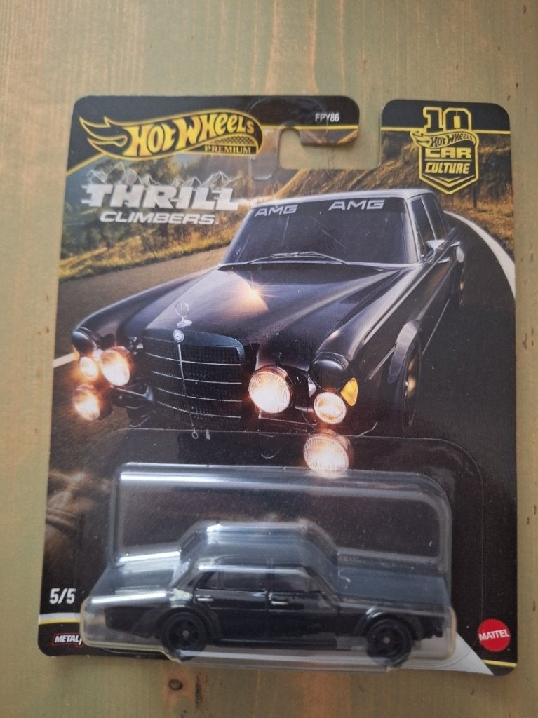 Hot Wheels Premium Thrill Climbers Mercedes 300 SEL AMG, Hobby en Vrije tijd, Ophalen of Verzenden, Nieuw, Auto