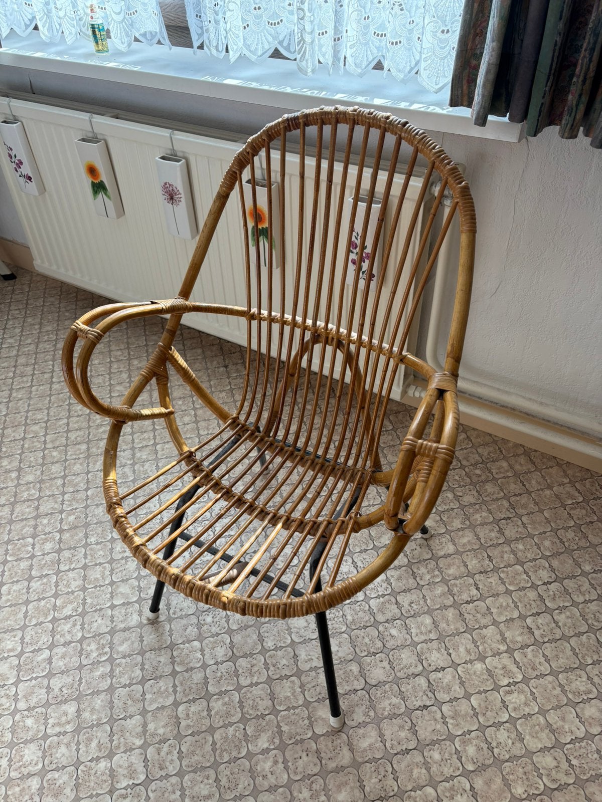 Rieten stoel, Ophalen