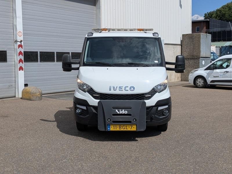 Bedrijfsauto met laadkraan en kipperbak, Iveco, 50C17, 2015, Auto's, Automaat, Euro 5, 4 cilinders, Iveco