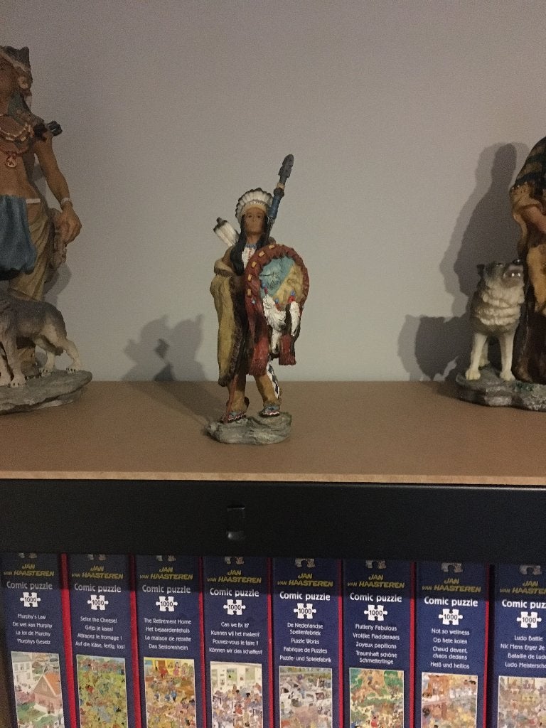 Beelden Indianen en Cowboys, Verzamelen, Beelden en Beeldjes, Ophalen, Zo goed als nieuw, Mens