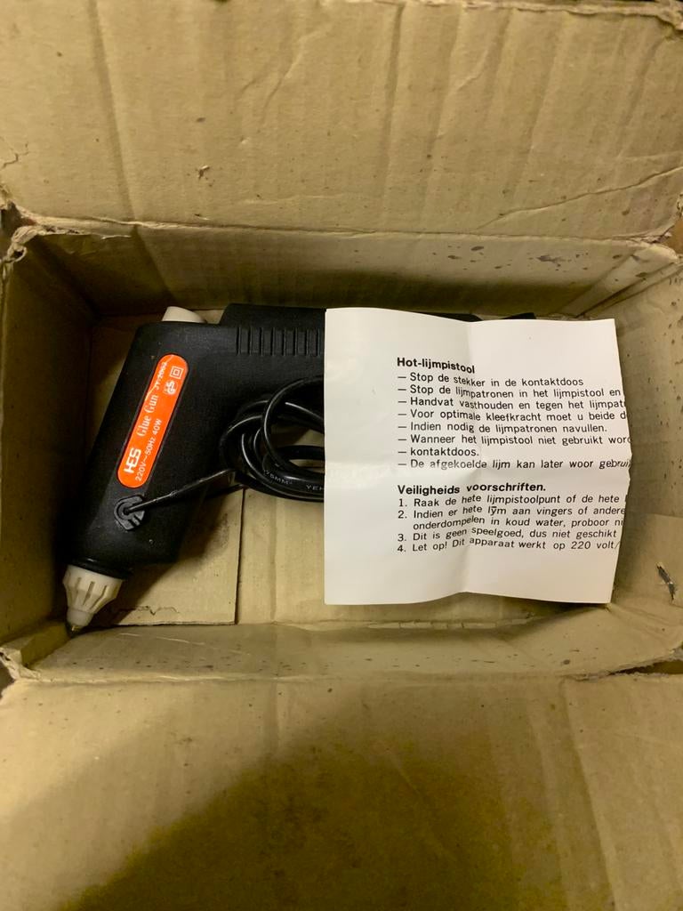 Lijmpistool, Ophalen of Verzenden, Zo goed als nieuw, Minder dan 700 watt, Werkbankslijpmachine