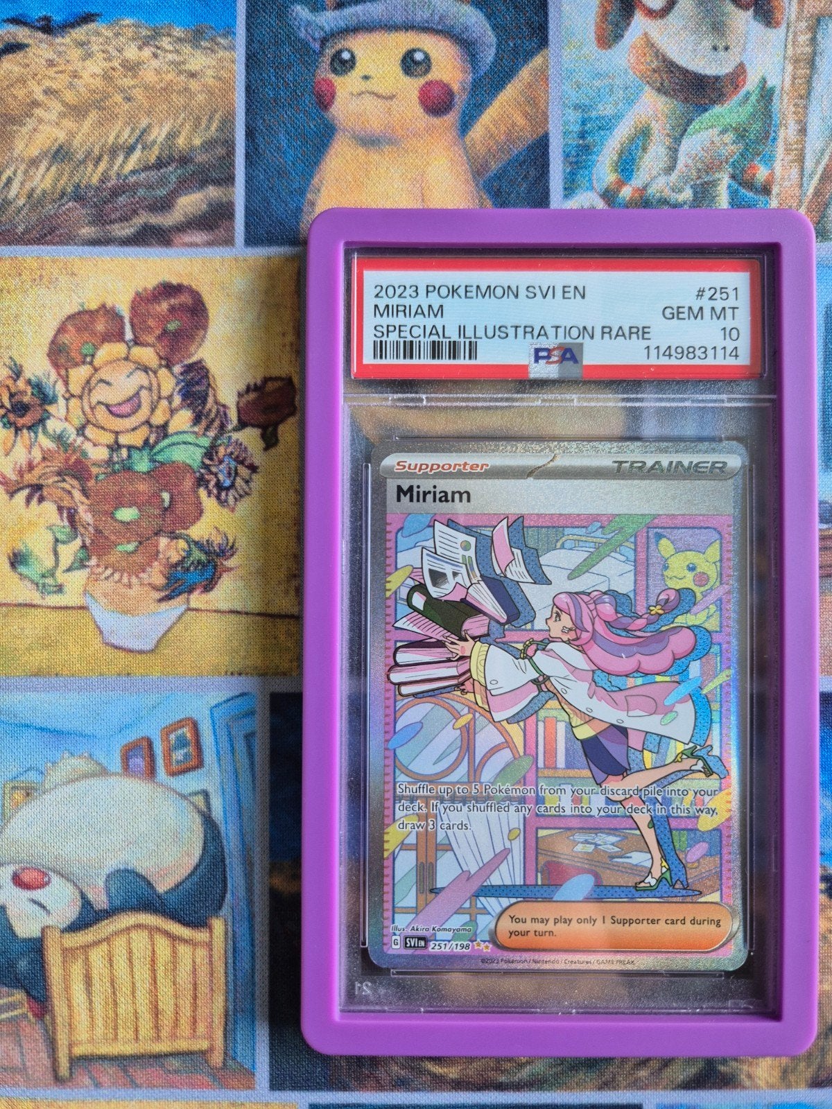 Miriam 251/198 PSA 10 GEM MT Special Illustration Rare, Hobby en Vrije tijd, Verzamelkaartspellen | Pokémon, Ophalen of Verzenden