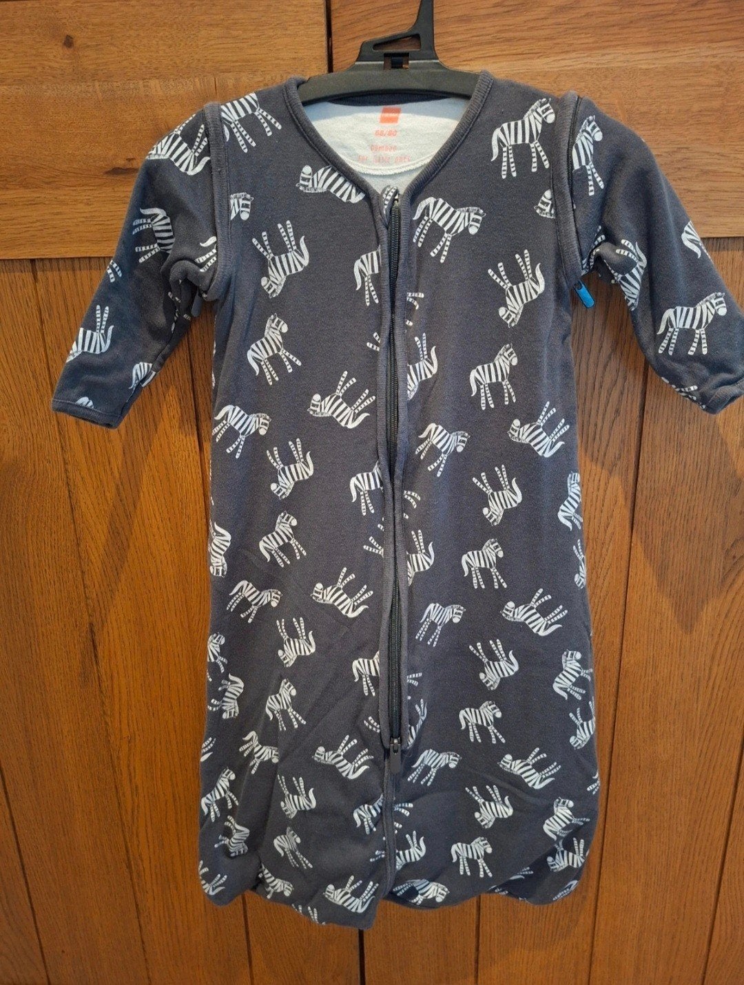 Zomer/winter slaapzak van Bambino, Gebruikt, 75 cm, Grijs, Slaapzak