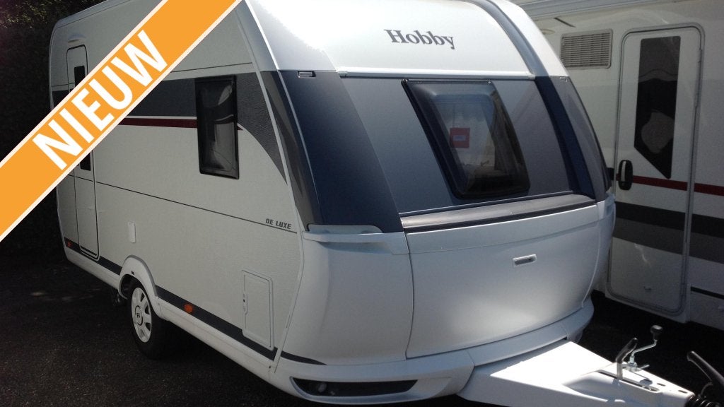 Hobby De Luxe 400 SFe, Caravans en Kamperen, Caravans, Hobby, Treinzit, Overige typen, 4 tot 5 meter