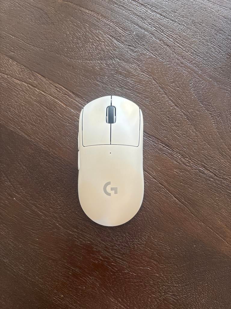 Logitech G Pro X Superlight Wit - Werkt perfect, Ophalen, Rechtshandig, Muis, Gebruikt