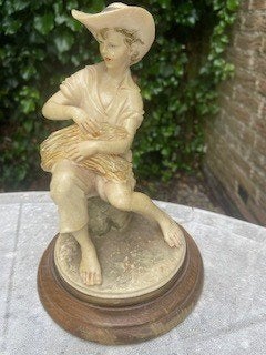 Porseleinen beeldje, Capodimonte, B. Merli (1981), Ophalen, Zo goed als nieuw, Mens