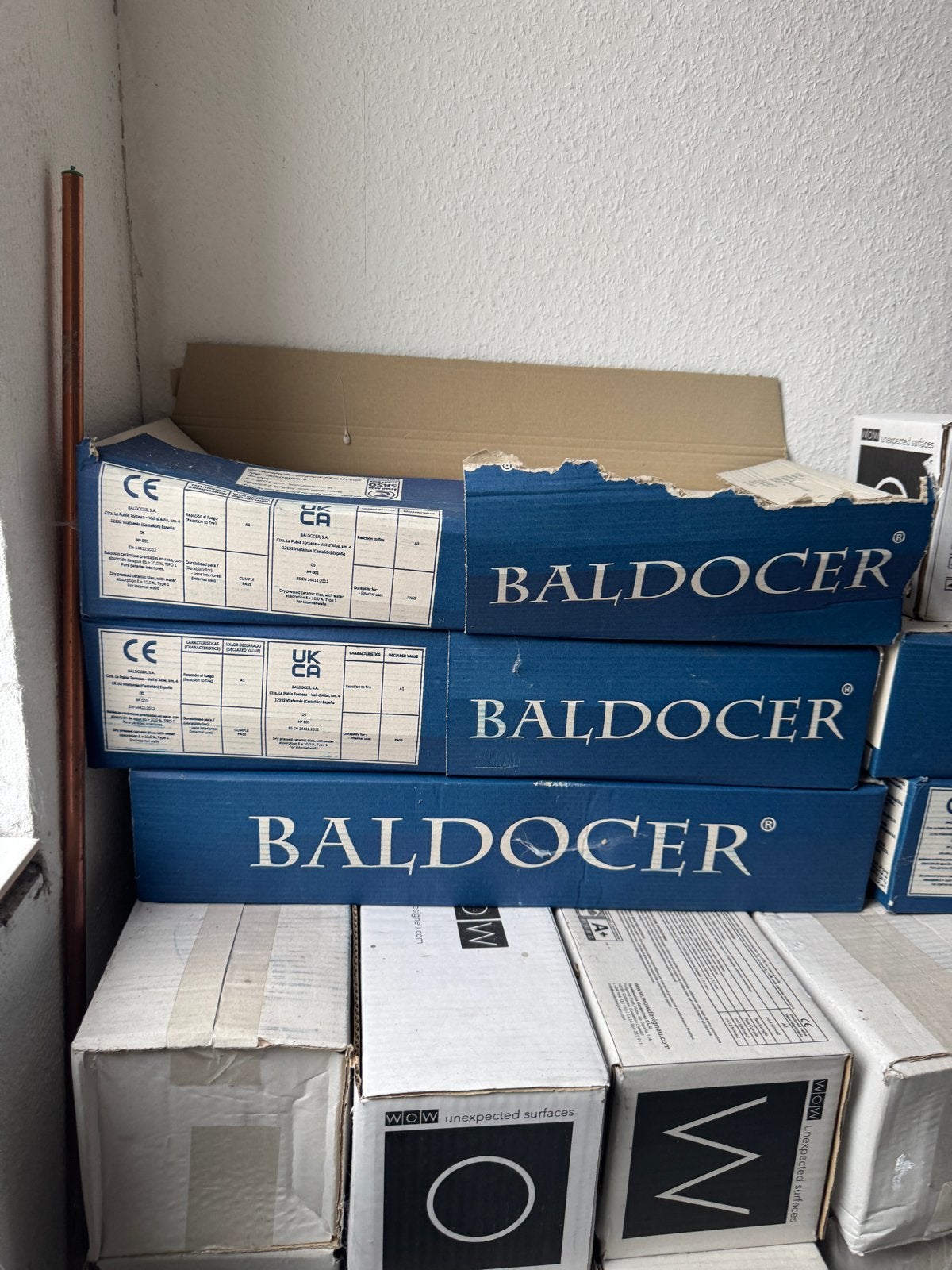 22qm Nieuwe Baldocer wandtegels - Wit, 20x60 cm, Doe-het-zelf en Verbouw, Tegels, Ophalen, 40 tot 60 cm, Nieuw, 5 tot 10 m²