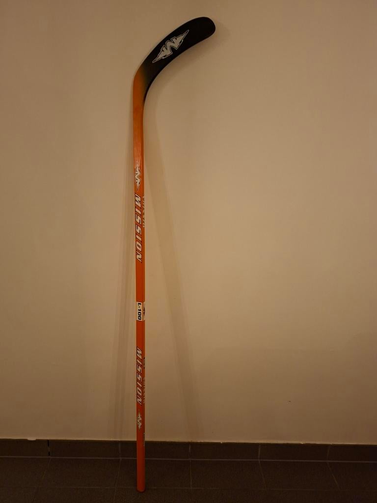 Mission ijshockeystick, 153 cm, linkshandig, Sport en Fitness, Ophalen, Zo goed als nieuw, Stick