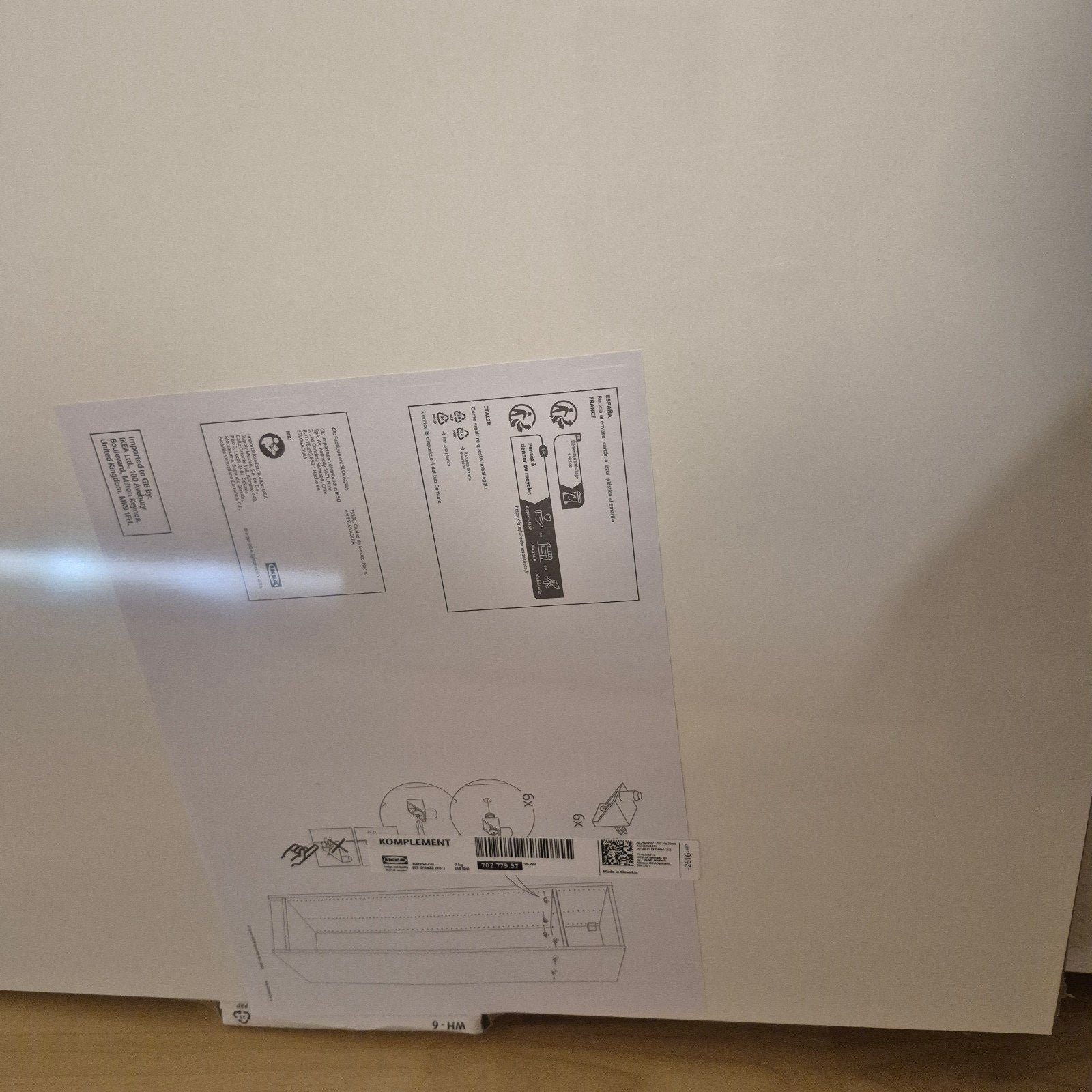 IKEA Komplement ladeverdeler, nieuw in verpakking, Minder dan 50 cm, Nieuw, Ophalen of Verzenden, Minder dan 25 cm