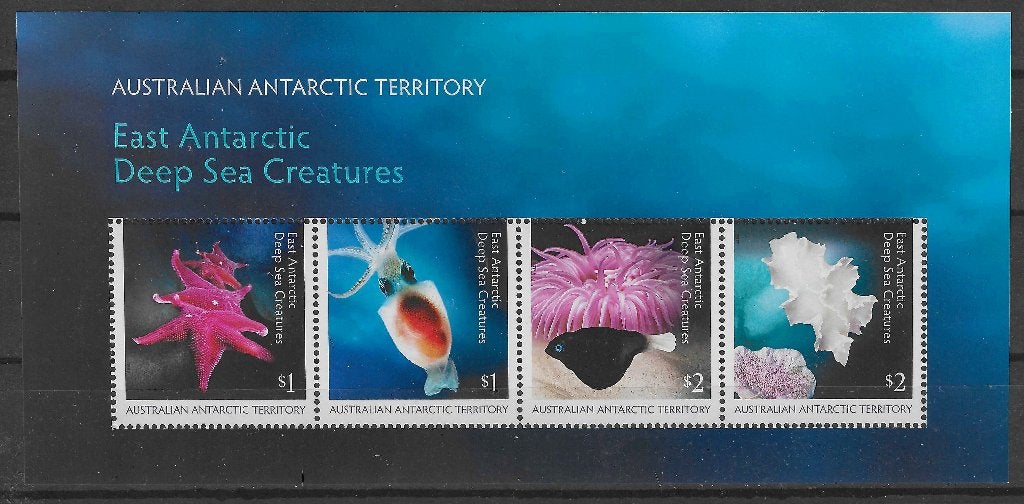 AAT 2017, mi Blok 20 Deep Sea Creatures postfris, Ophalen of Verzenden, Postfris