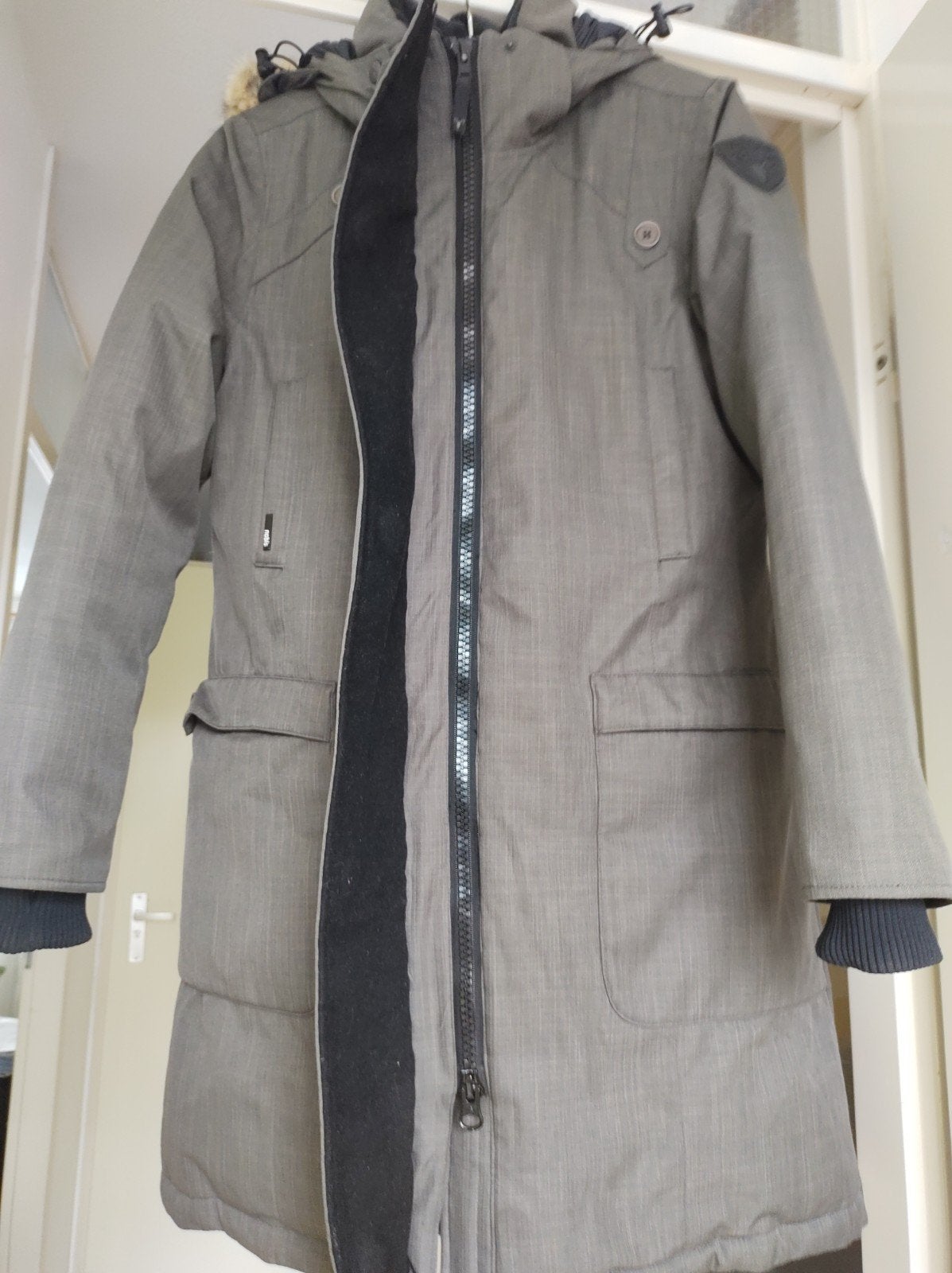Nobis winterjas dames, maat L, zo goed als nieuw, Nobis, Verzenden, Maat 42/44 (L), Zo goed als nieuw