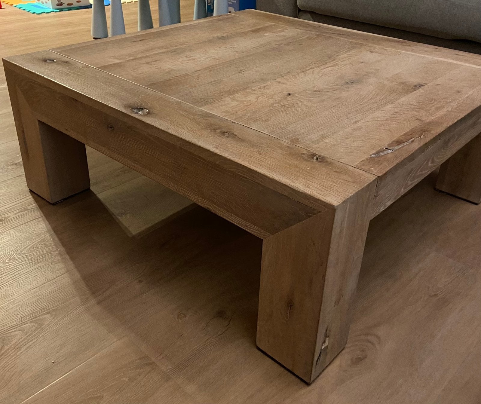 Salontafel 90x90, Ophalen, Gebruikt, 50 tot 100 cm, Vierkant