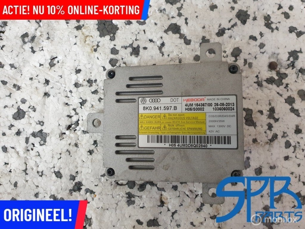 D3S D3R D4S D4R Xenon module 8K0941597B BALLAST STARTER VAG, Gebruikt, Volkswagen, Ophalen of Verzenden, Volkswagen