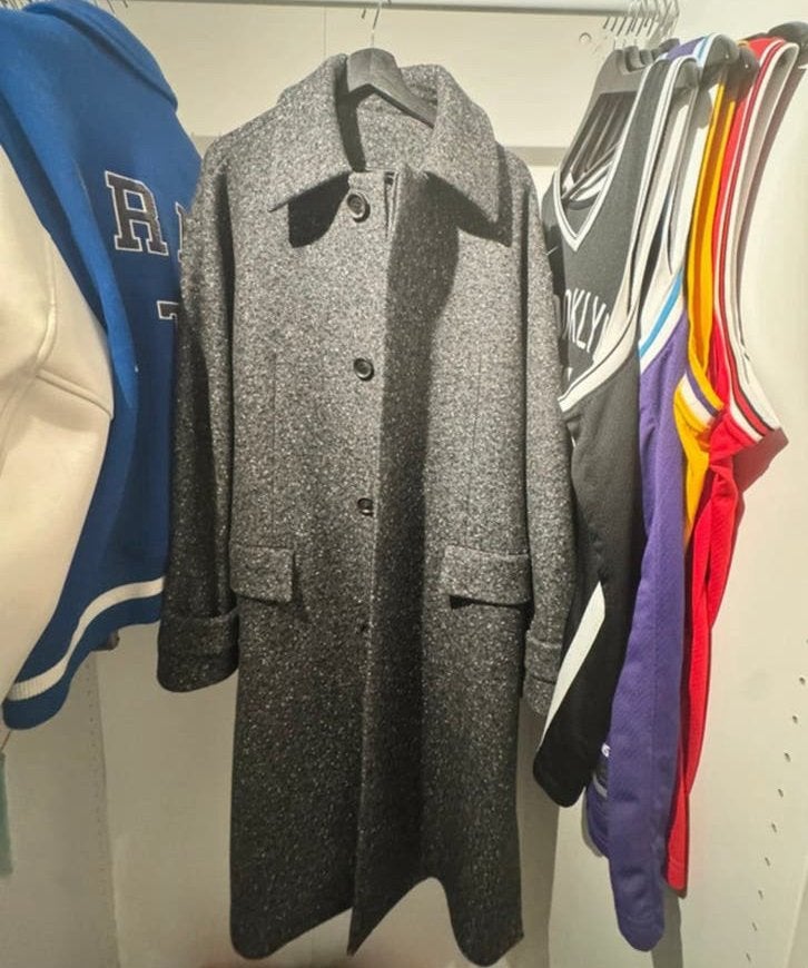 JUUN.J Lange Jas - Zeldzaam Designer Stuk, Ophalen, Zo goed als nieuw, Maat 52/54 (L), Grijs