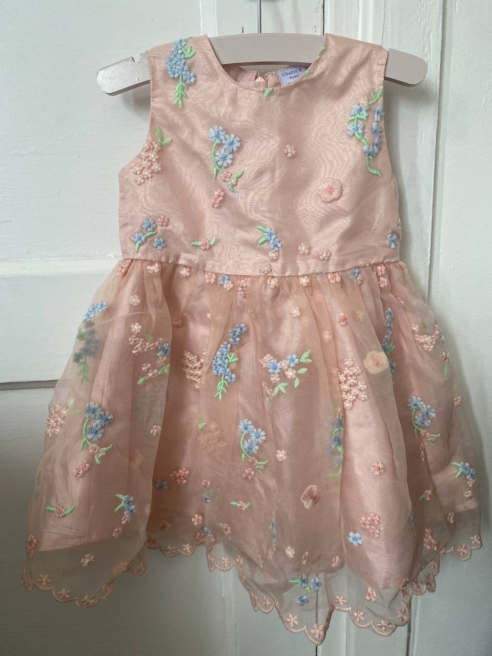 Lindex Baby Feestjurkje 9-12 maanden, Ophalen, Zo goed als nieuw, Meisje, Jurkje of Rokje