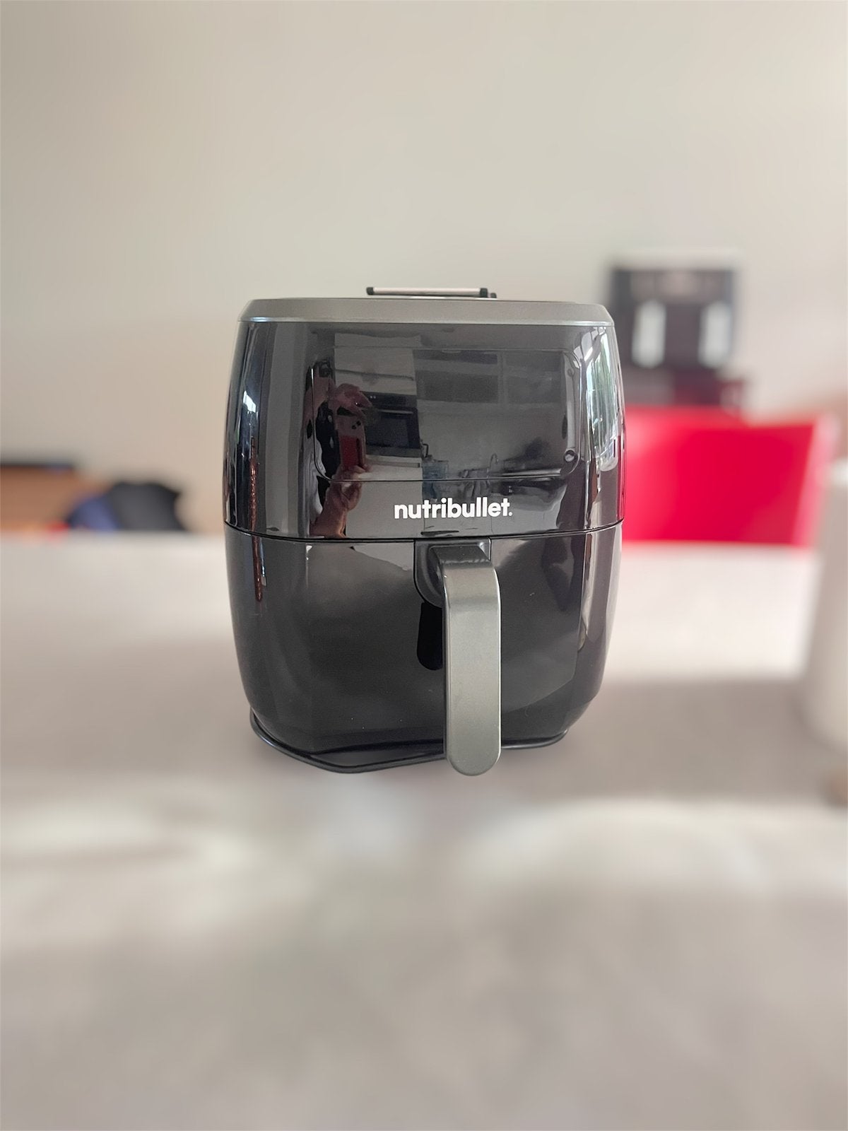Air frayer nutribullet, Huis en Inrichting, Frituurpan, Gietijzer, Ophalen of Verzenden, Zo goed als nieuw