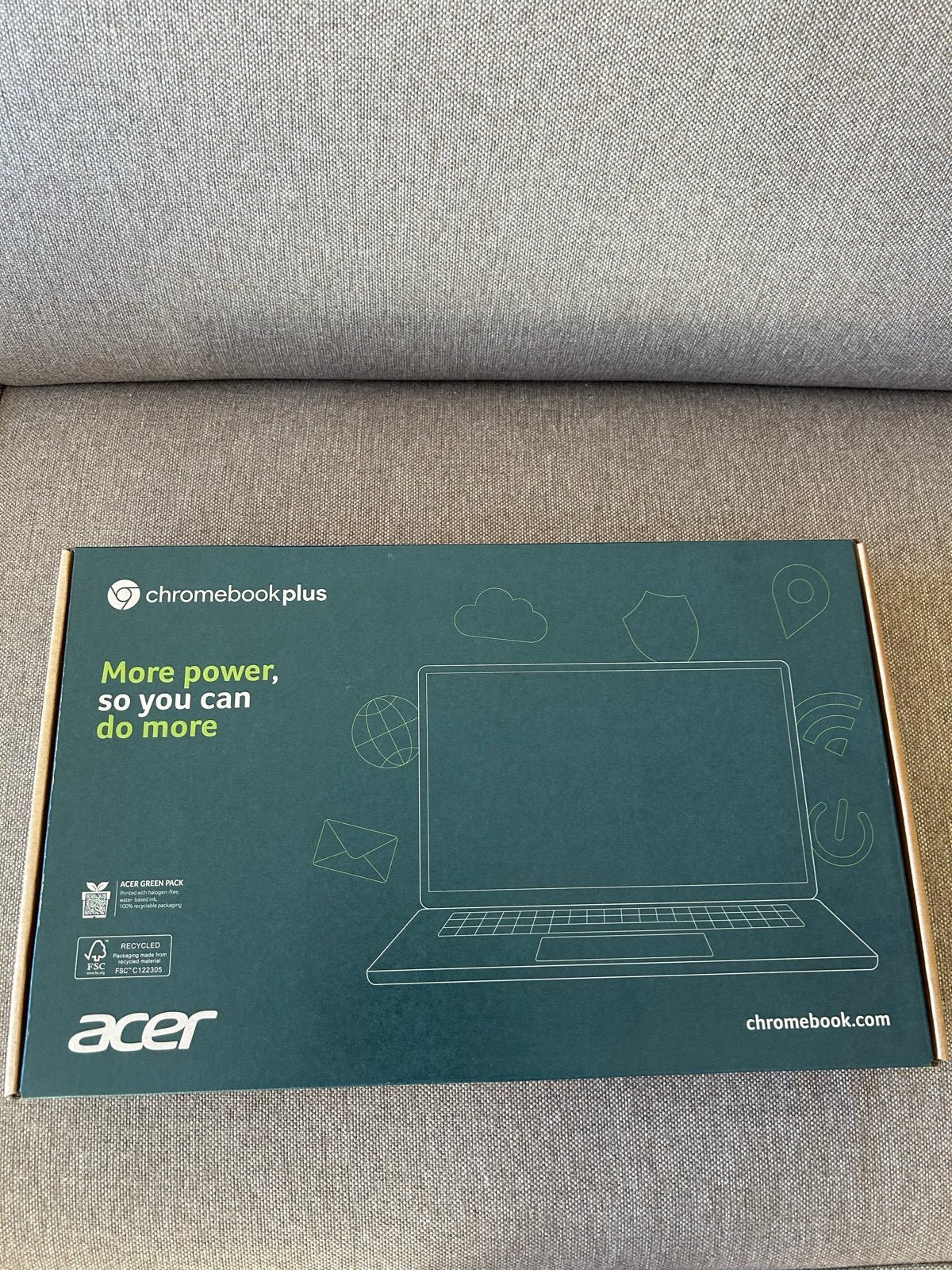 Acer Chromebook Plus 516 - Core 5, 256GB, Touchscreen, Qwerty, 8 GB, Touchscreen, Nieuw