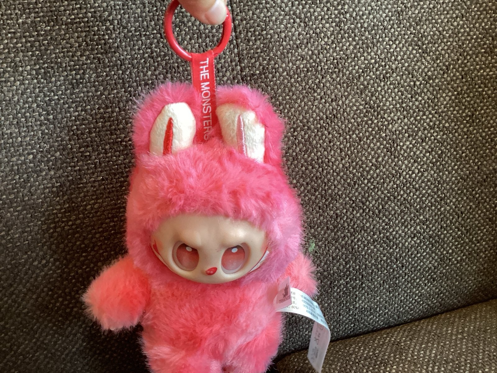 Labbubu The Monsters knuffel roze sleutelhanger, Overige merken, Overige karakters, Overige typen, Ophalen of Verzenden