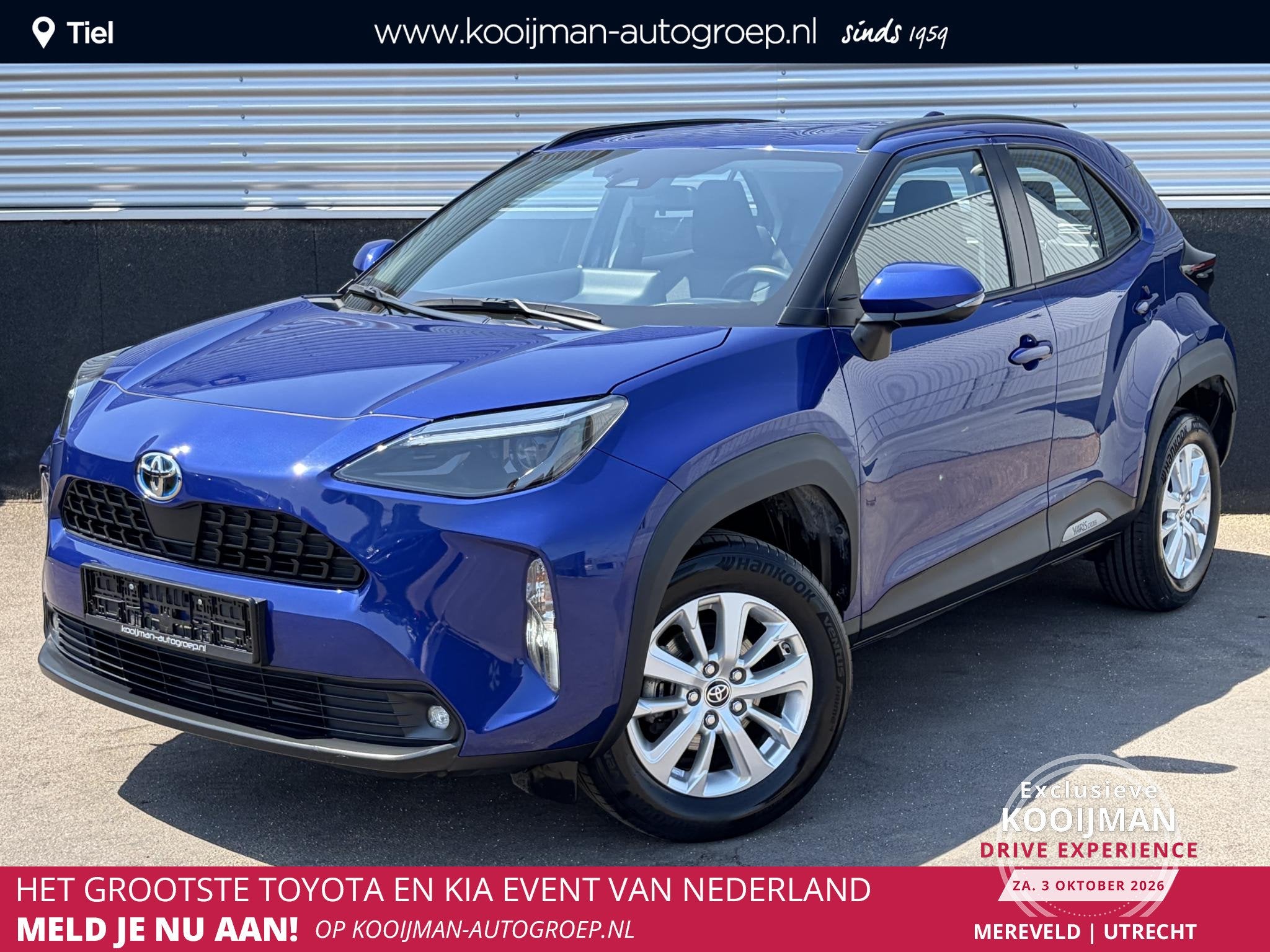 Toyota Yaris Cross 1.5 Hybrid 115 Active Apple Carplay en/of, Stof, Blauw, 116 pk, 1490 cc
