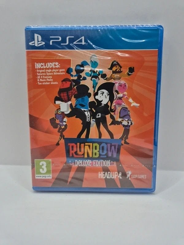 Runbow Deluxe Edition PS4 NIEUW!, Avontuur en Actie, Sony City 1-7-1 Konan, Minato-ku Tokyo 108-0075 Japan, support@playstation.com,