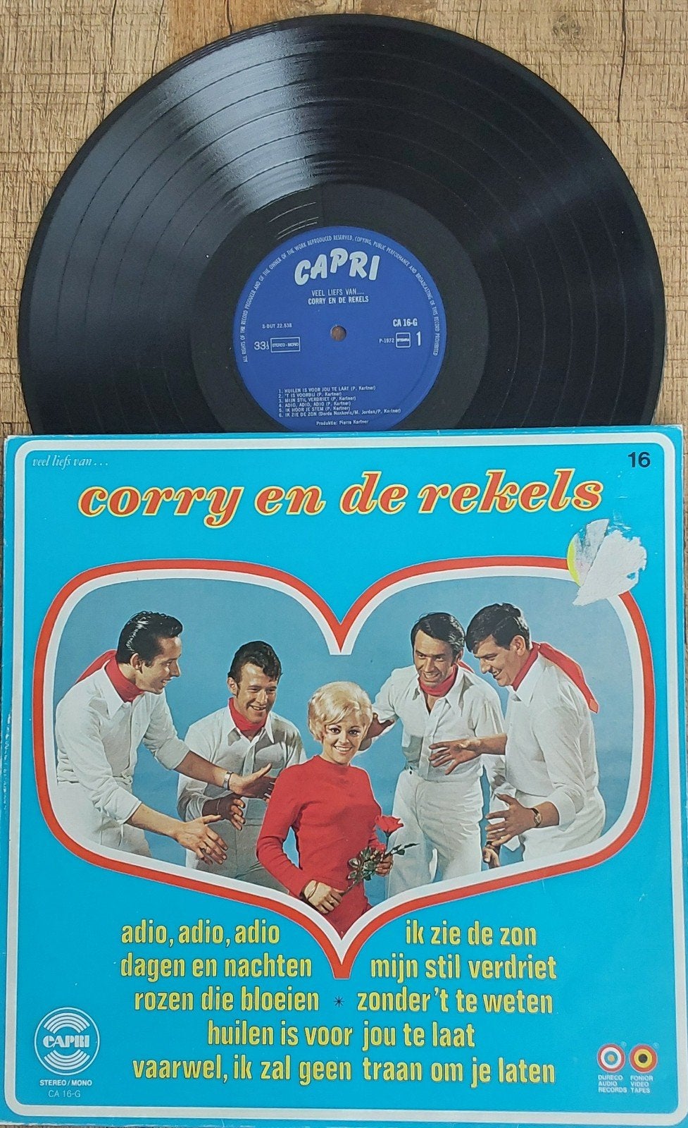 Corry en de Rekels - Veel Liefs Van... (LP), Ophalen, LP, Gebruikt, Levenslied of Smartlap