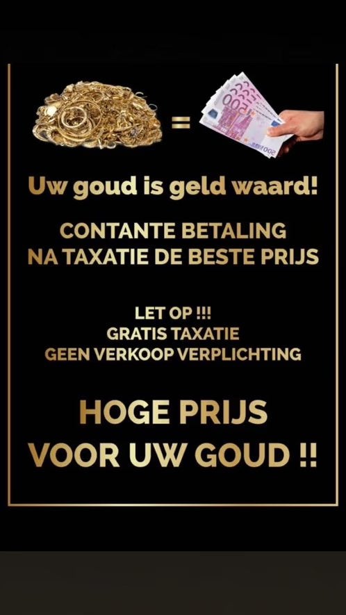 Inkoop goud baren , munten , sieraden, Ophalen, Goud