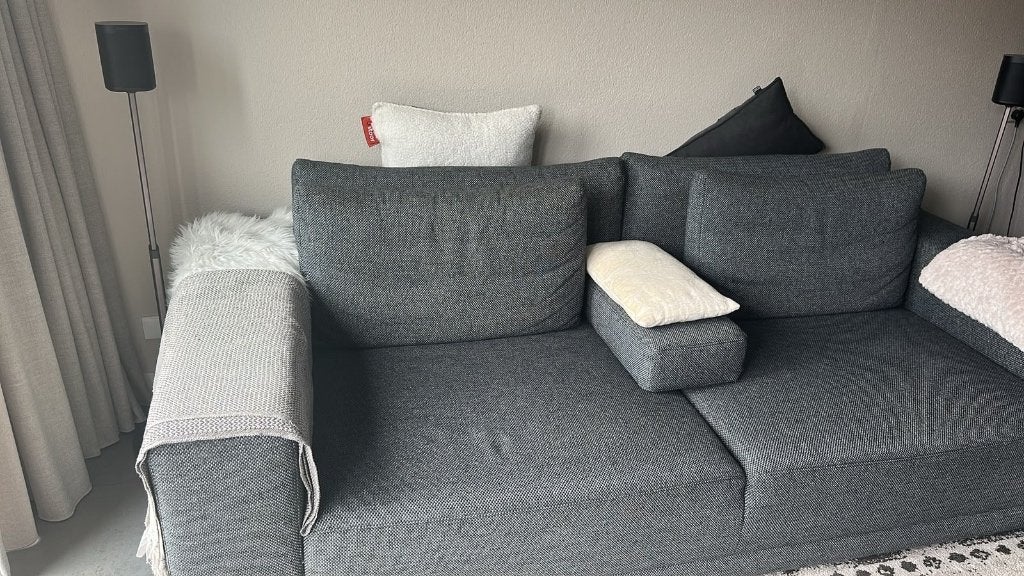 Bank te koop, Ophalen, Gebruikt, 100 tot 125 cm, Driepersoons