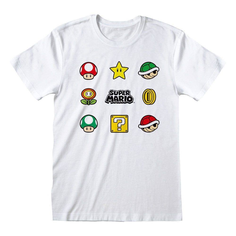 Nieuw Nintendo Super Mario T-shirt (S, M, L), Nintendo, Nintendo, Nintendo, Wit