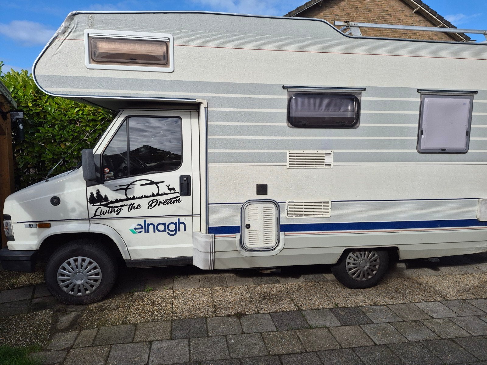 camper  fiat ducato, Caravans en Kamperen, Alkoof, Dakluik, Particulier, Audio installatie