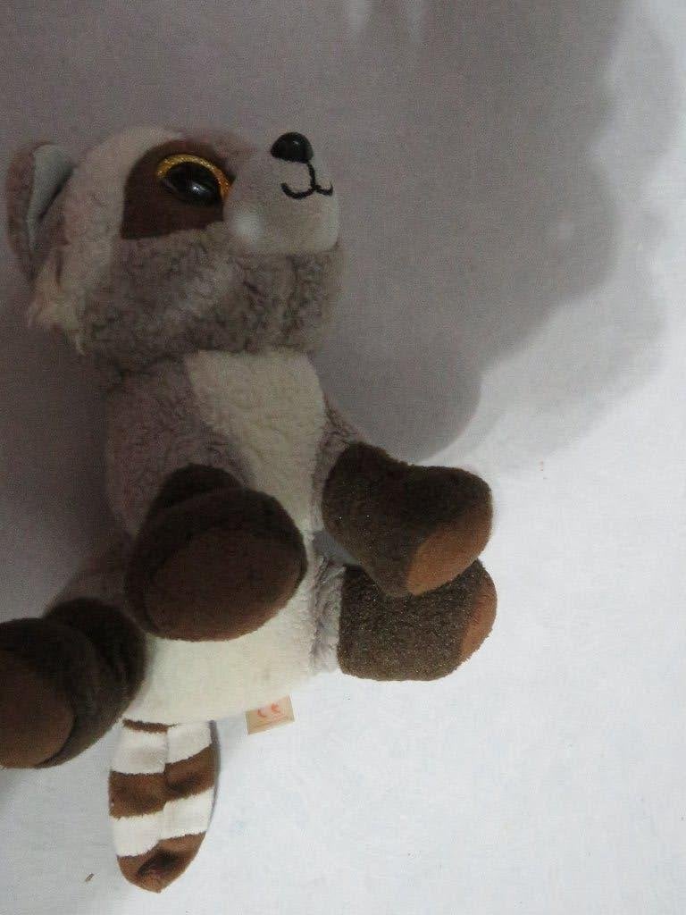 ty beanie Boo Oakie wasbeerknuffel, Gebruikt, Overige typen, Grijs, Ophalen of Verzenden