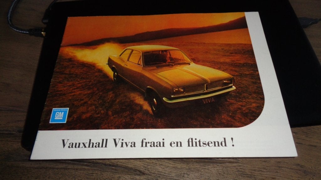 Folder  VAUXHALL  VIVA, Verzenden, Zo goed als nieuw, Overige merken