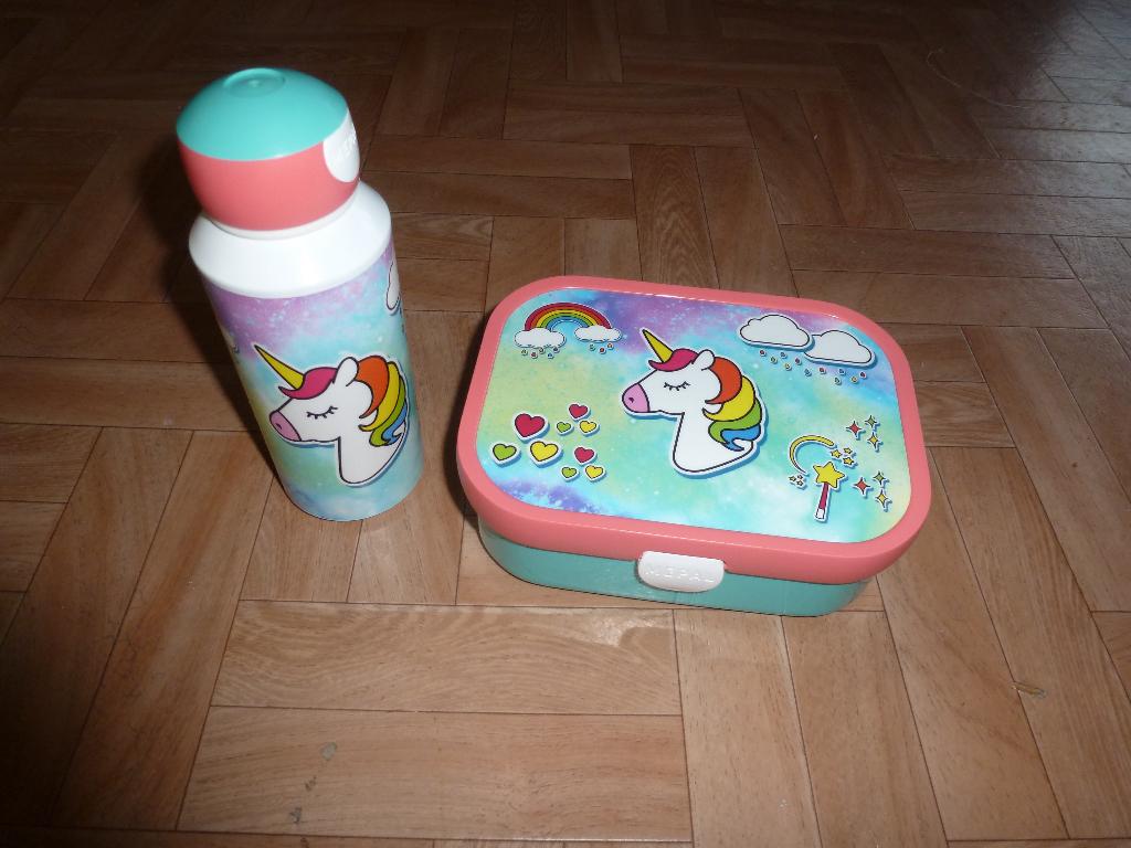 Mepal schoolbeker en lunch box, Ophalen, Zo goed als nieuw