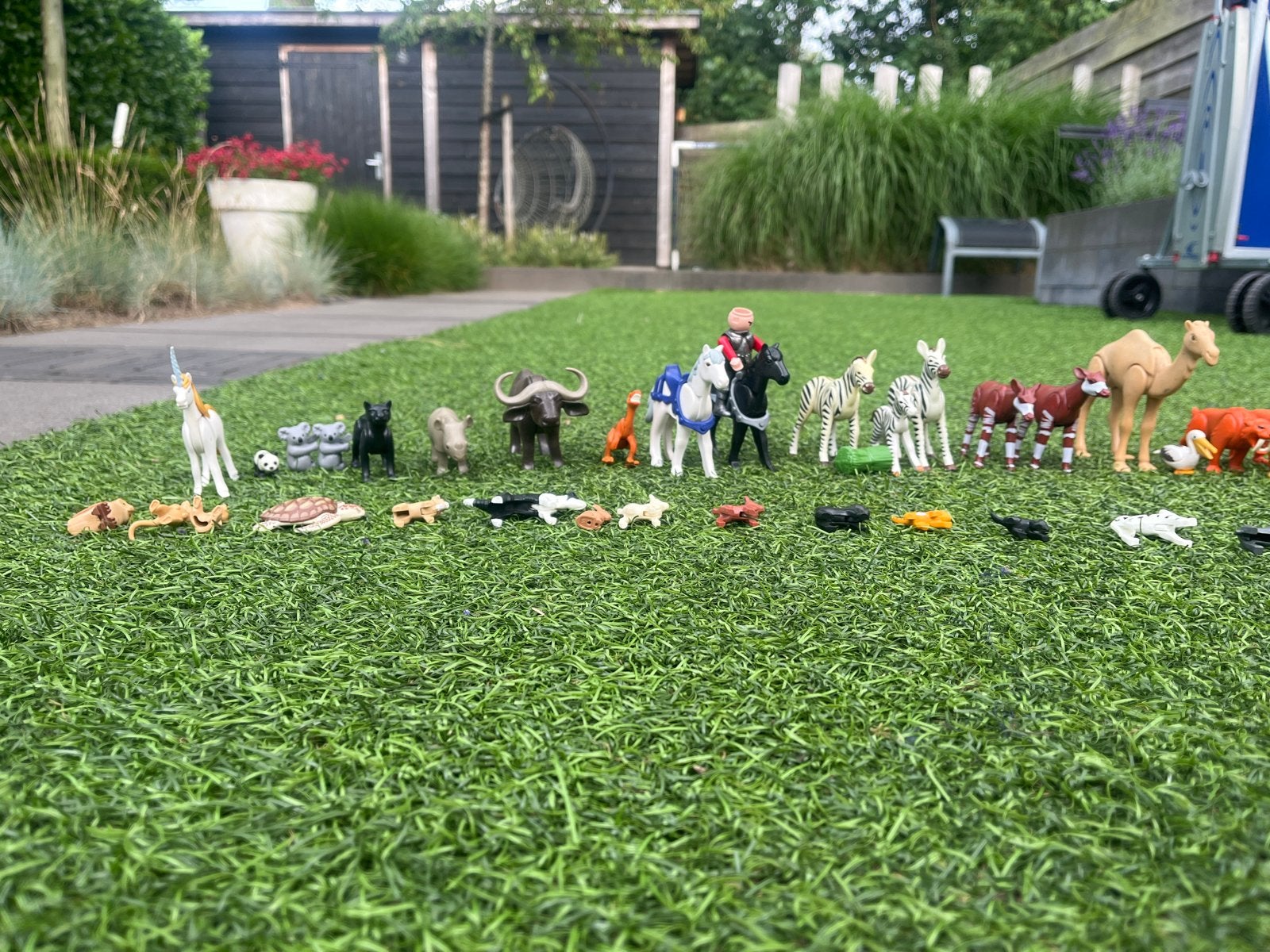 Playmobil zebra met ontbrekend oor en andere dieren, Kinderen en Baby's, Speelgoed | Playmobil, Wild life, Gebruikt, Losse onderdelen