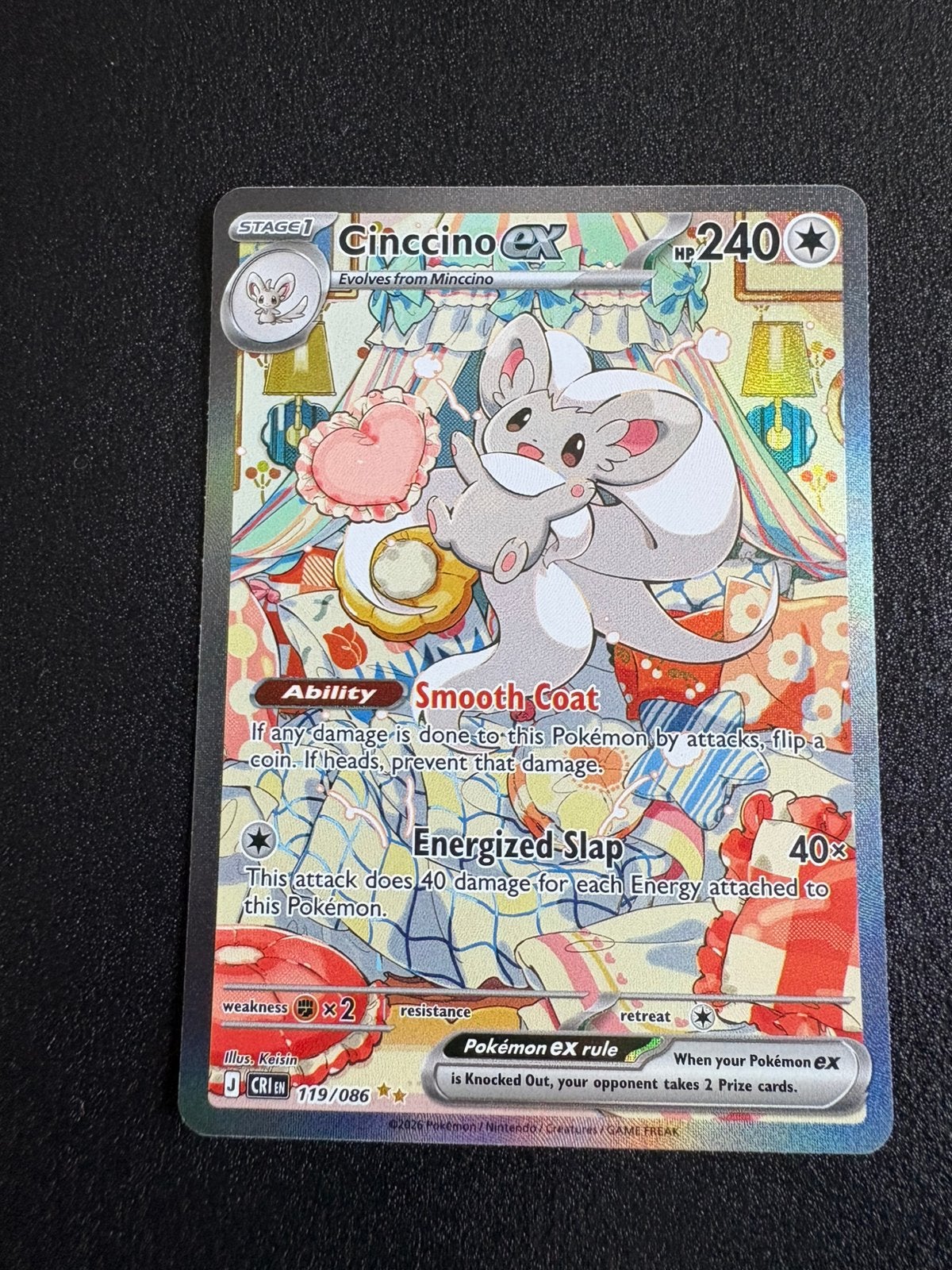 Cinccino ex cri 119, Ophalen, Zo goed als nieuw
