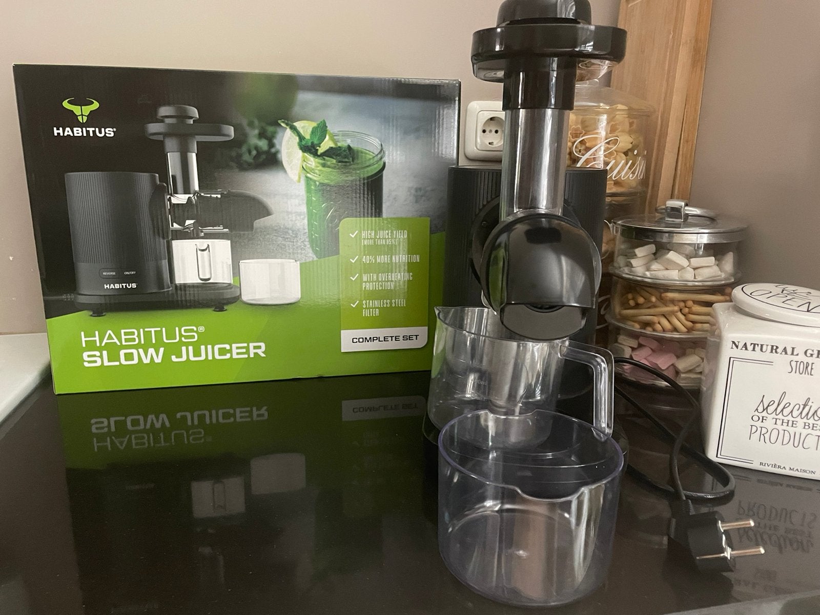 Habitus Slow Juicer voor de gezondste sapjes. IZGST, Ophalen, Zo goed als nieuw